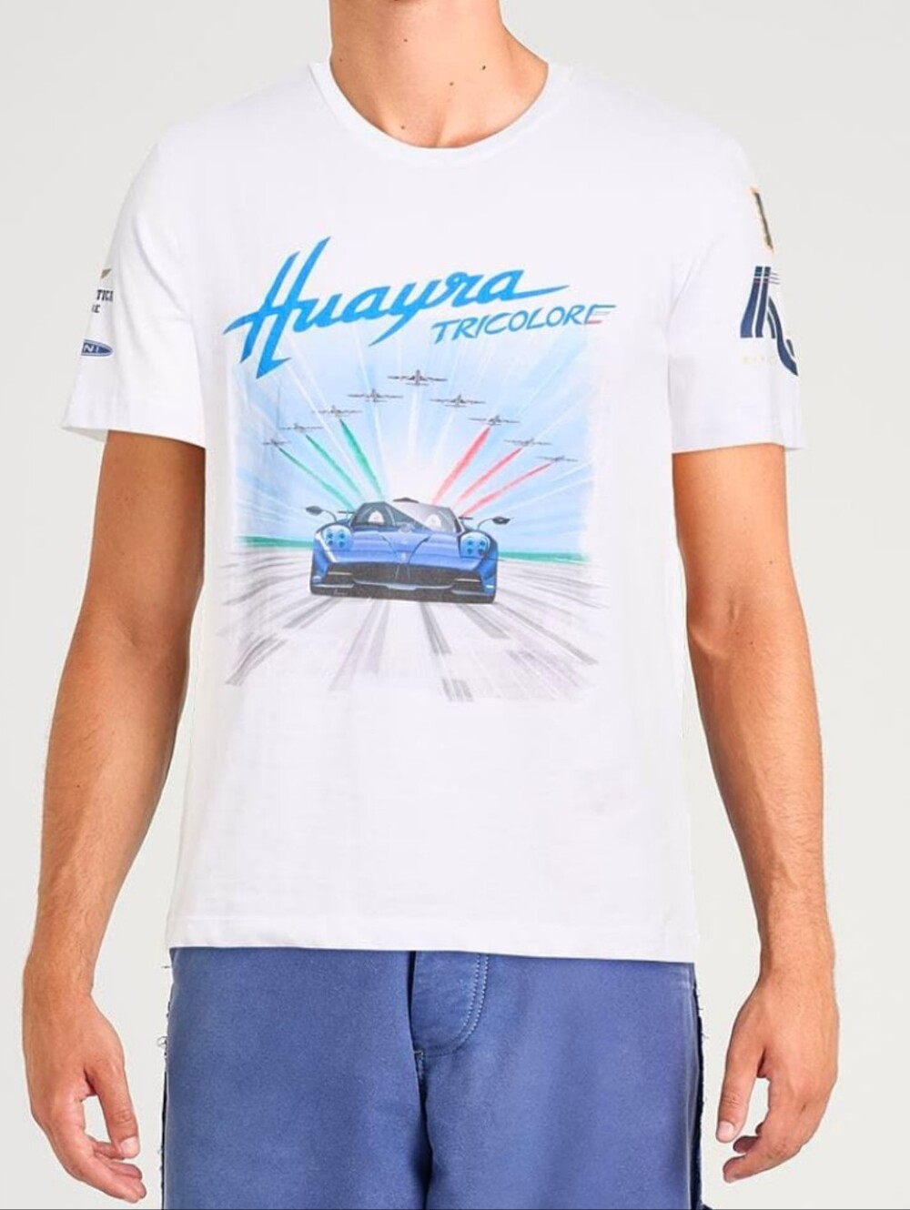 Aeronautica Militare Pagani Huayra Tricolore Frecce Tricolori T-shirt. EU Large - Picture 2 of 3